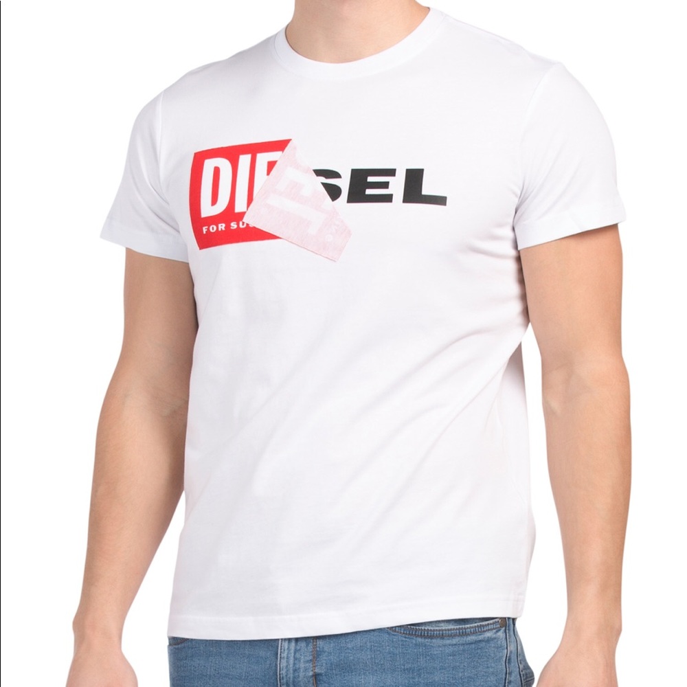 Diesel Peel Back Logo Tee